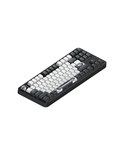 კლავიატურა - Dark Project Bushido / მექანიკური / შავ-თეთრი / 65%