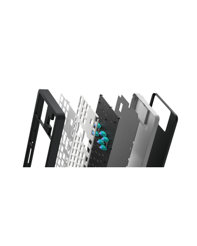 კლავიატურა - Dark Project Bushido / მექანიკური / შავ-თეთრი / 65%