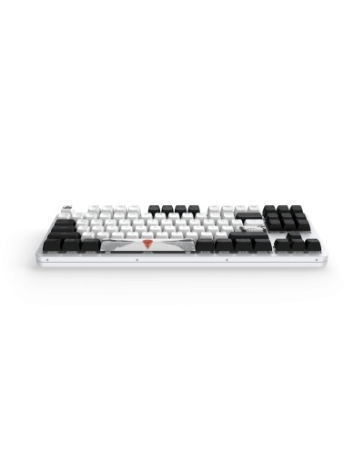 კლავიატურა - Dark Project Fuji II / მექანიკური / თეთრი / 87%