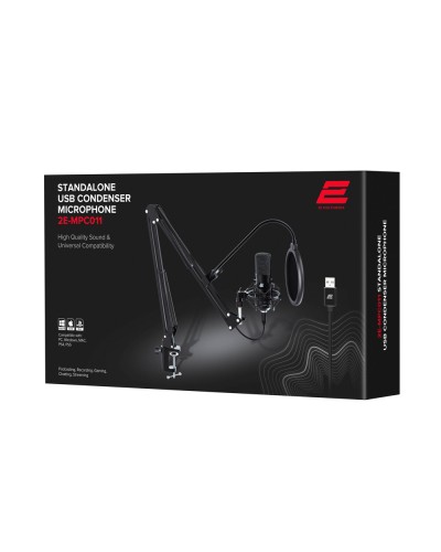 მიკროფონი 2E - MPC011 USB Black