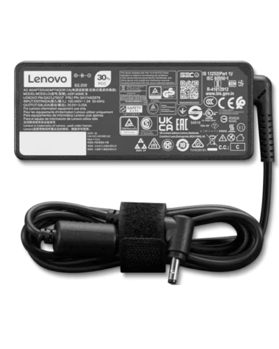 ნოუთბუქის ორიგინალი დამტენი - Lenovo 65W / GX21J75537 / Round Tip
