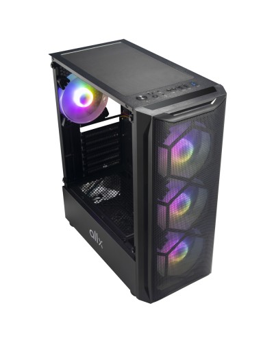 ქეისი - ALLX AX-G1944 / ATX, mATX / USB 3.0 ×1 / USB 2.0 ×2 / Black
