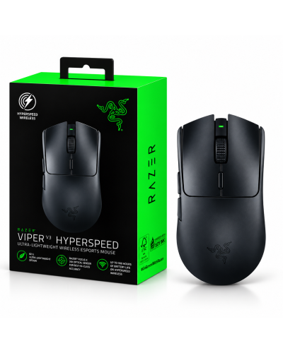 მაუსი - Razer Viper V3 HyperSpeed / უსადენო / შავი / 58 გრამი