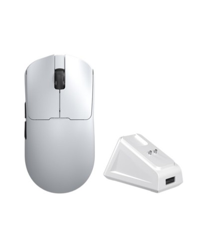 მაუსი - AULA SC380Pro / Wireless / 12,000 DPI / თეთრი / 55 გრამი