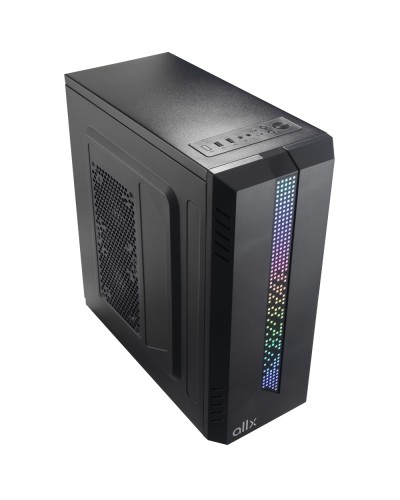 ქეისი - ALLX AX-B1740 / ATX / Micro-ATX / USB ×2 / 360×180×410 მმ / Black