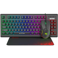 გეიმინგ ნაკრები - Marvo CM310 Loot 30 / კლავიატურა + მაუსი + მაუსპადი / USB / შავი