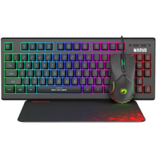გეიმინგ ნაკრები - Marvo CM310 Loot 30 / კლავიატურა + მაუსი + მაუსპადი / USB / შავი