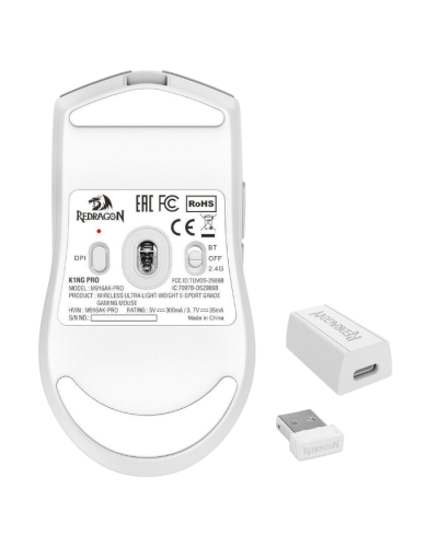Redragon - უსადენო მაუსი (M916AK-PRO K1NG Pro)