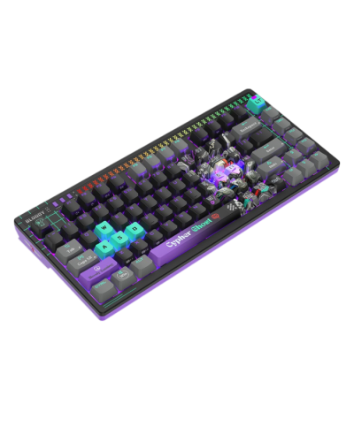 კლავიატურა - A4Tech Bloody AT75 Alpha Optical Switch / მექანიკური / RGB / სადენიანი / 75%