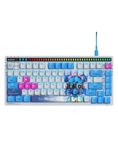 კლავიატურა - A4Tech Bloody AT75 Alpha / Optical Switch / RGB / სადენიანი / 75%