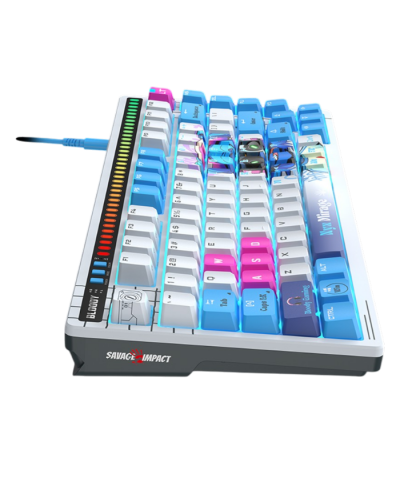 კლავიატურა - A4Tech Bloody AT75 Alpha / Optical Switch / RGB / სადენიანი / 75%