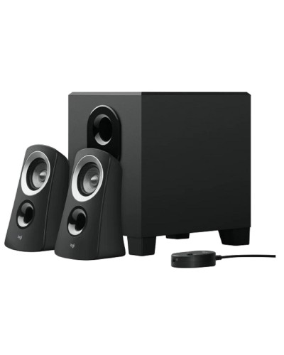 დინამიკი - Logitech Z313 / 2.1 სისტემა / 25W RMS / Subwoofer / შავი