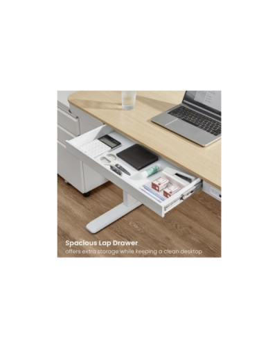 მაგიდა - Vertex VX-1SSD-01NW / Electric Sit-Stand  / Single Motor / Drawer / Memory Control