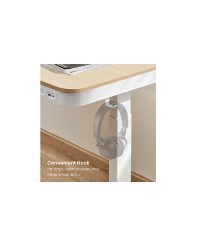 მაგიდა - Vertex VX-1SSD-01NW / Electric Sit-Stand  / Single Motor / Drawer / Memory Control