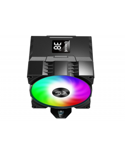 პროცესორის ქულერი - Redragon CC-1014 ARGB / Temperature Display / 120mm / Tower