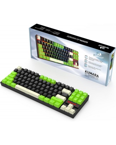 კლავიატურა - Redragon K552BGC-M Kumara 8K / მექანიკური / RT Magnetic Switch / RGB / სადენიანი / TKL