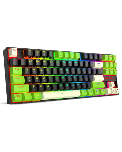 კლავიატურა - Redragon K552BGC-M Kumara 8K / მექანიკური / RT Magnetic Switch / RGB / სადენიანი / TKL