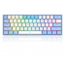კლავიატურა - Redragon K617WB-RGB Fizz / მექანიკური / Red Switch / RGB / სადენიანი / 60%