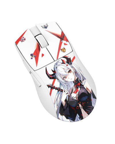 მაუსი – Redragon M916AK-PRO K1NG Pro / 2.4GHz Wireless / Bluetooth / USB-C / 26000 DPI / თეთრი / 42 გრამი