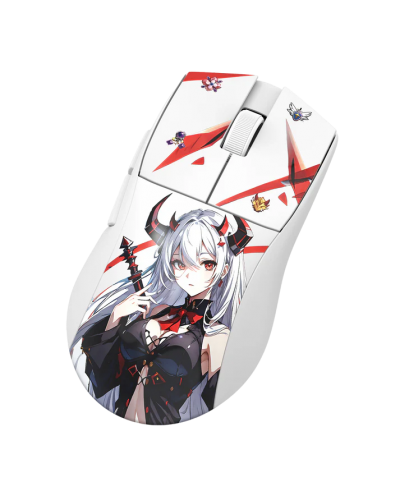 მაუსი – Redragon M916AK-PRO K1NG Pro / 2.4GHz Wireless / Bluetooth / USB-C / 26000 DPI / თეთრი / 42 გრამი