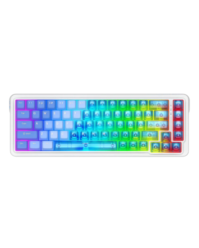 კლავიატურა - Redragon K709PLB-RGB-M NOVA / მექანიკური / Hi-Fi Magnetic Switch / RGB / სადენიანი / TKL / 80%