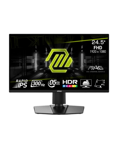 მონიტორი MSI - MAG 255PXF - 24.5" inch / Rapid IPS / 300Hz / 0.5ms / FHD