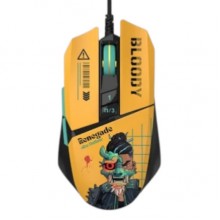 მაუსი - A4Tech Bloody W63 MAX RGB / USB / 12000 DPI / 95 გრამი /  Renegade Sunset