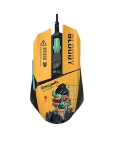 მაუსი - A4Tech Bloody W63 MAX RGB / USB / 12000 DPI / 35 გრამი /  Renegade Sunset