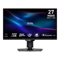 მონიტორი MSI - MAG 274QPF X30MV - 27" inch / Rapid VA Mini-LED / 300Hz / 0.5ms