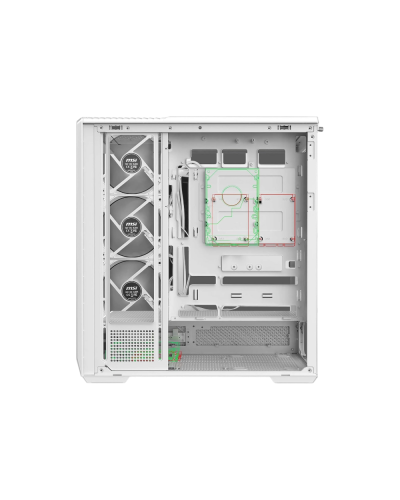 ქეისი MSI - MAG PANO 130R PZ / ATX / Micro-ATX / Mini-ITX / USB 3.2 / 460×235×490 მმ / white