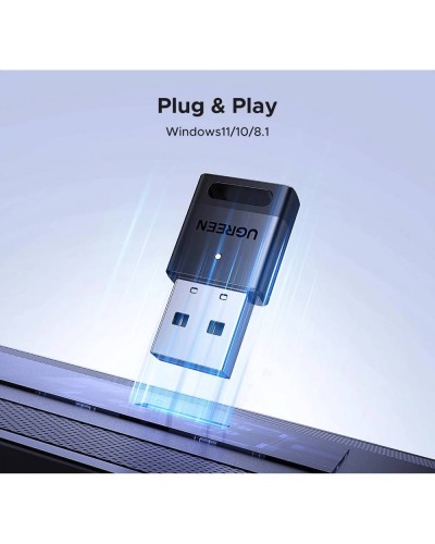 Bluetooth ადაპტერი - UGREEN CM748 (45134) / USB / Bluetooth 5.4 / შავი