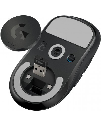 მაუსი - Logitech G PRO X SUPERLIGHT / უსადენო / 25,600 DPI / 63 გრამი / შავი