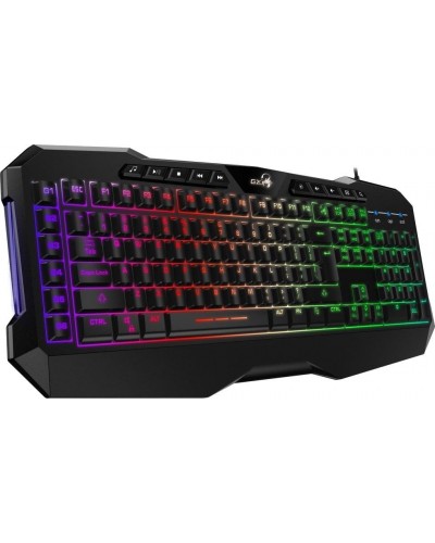 კლავიატურა - Genius Scorpion K11 Pro / მემბრანული / სადენიანი / RGB / 100 % / შავი