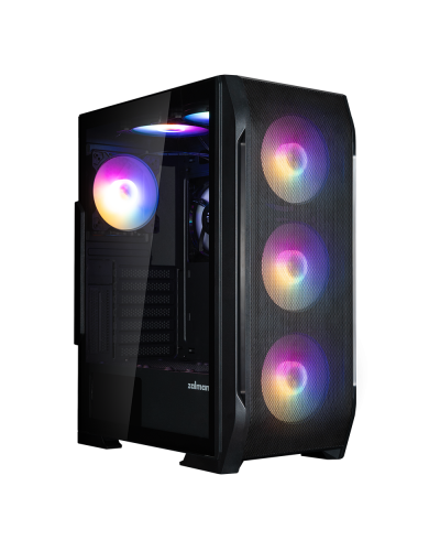 ქეისი - Zalman N7 PLUS V2 Black / 7x Fan RGB / ATX - Micro-ATX - Mini-ITX