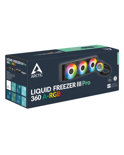 წყლის გაგრილება - Arctic III Pro 360 A-RGB / Black