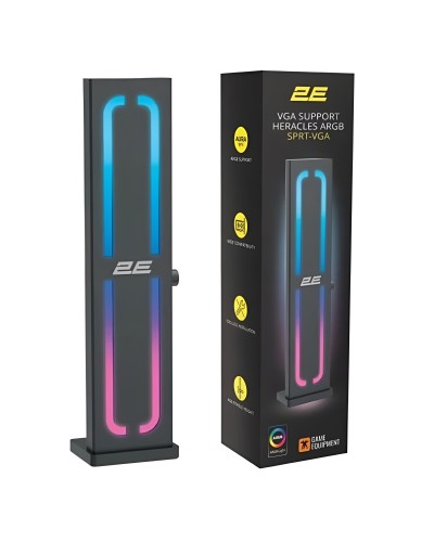ვიდეობარათის სამაგრი - 2E GAMING SPRT-VGA / Heracles ARGB / Black
