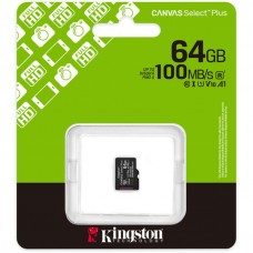 microSD ბარათი - Kingston Canvas Select Plus / 64GB