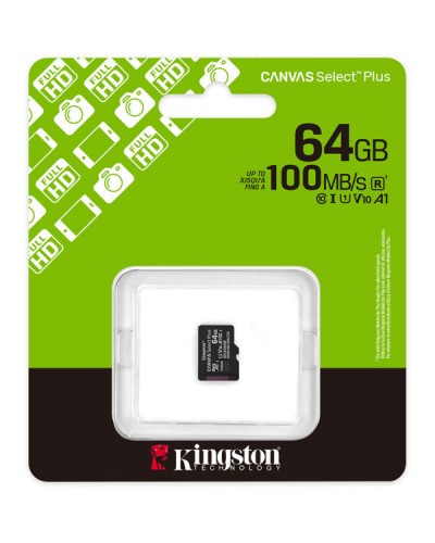 microSD ბარათი - Kingston Canvas Select Plus / 64GB