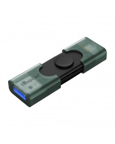 USB ფლეშ მეხსიერება - Kingston DataTraveler Duo / 128GB / USB-A & Type-C