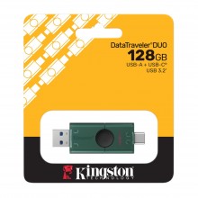 USB ფლეშ მეხსიერება - Kingston DataTraveler Duo / 128GB / USB-A & Type-C