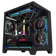 ქეისი - Segotep U502 Black / 3x ARGB Fan / Micro-ATX - Mini-ITX