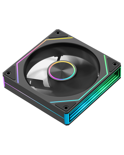 ქეისის ქულერი - Segotep Irisflo U-120 ARGB+PWM / შავი