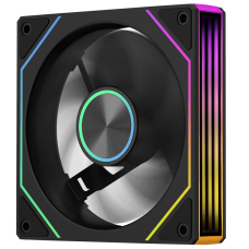 ქეის ქულერი - Segotep Irisflo U-120 ARGB+PWM / შავი