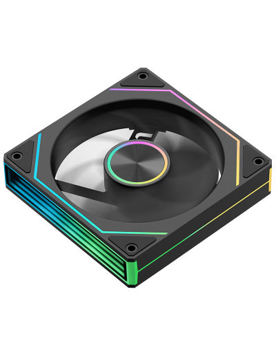 ქეისის ქულერი - Segotep Irisflo U-120 ARGB+PWM / შავი