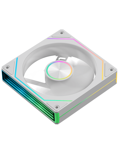 ქეისის ქულერი - Segotep Irisflo U-120 ARGB+PWM / თეთრი