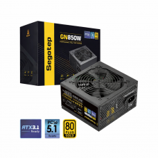 კვების ბლოკი - Segotep GN850W / 850W / 80 PLUS Gold / ATX 3.1 / შავი