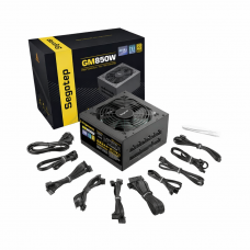 კვების ბლოკი - Segotep GM850W / 850W / 80 PLUS Gold / ATX 3.1 / შავი