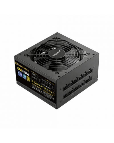 კვების ბლოკი - Segotep GM850W / 850W / 80 PLUS Gold / ATX 3.1 / შავი