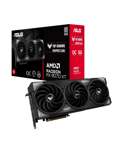 ვიდეო ბარათი - ASUS TUF Gaming Radeon RX 9070 XT 16GB GDDR6 OC