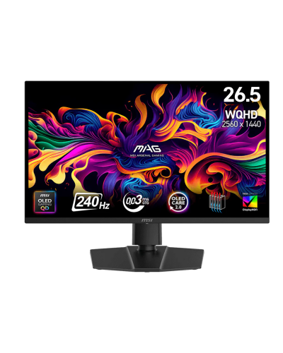 მონიტორი - MSI MAG 273QP-X24 / 26.5" / QD-OLED / 0.03ms / 240Hz / 2K QHD